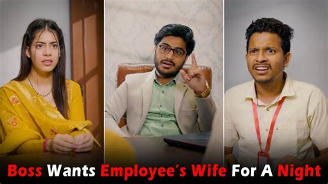 Boss Wants Employee's Wife For A Night | This is Sumesh Productions