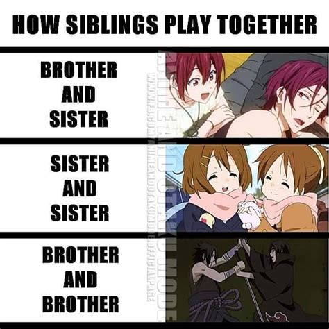 How Siblings Play Together Anime Otaku Anime Best School Anime