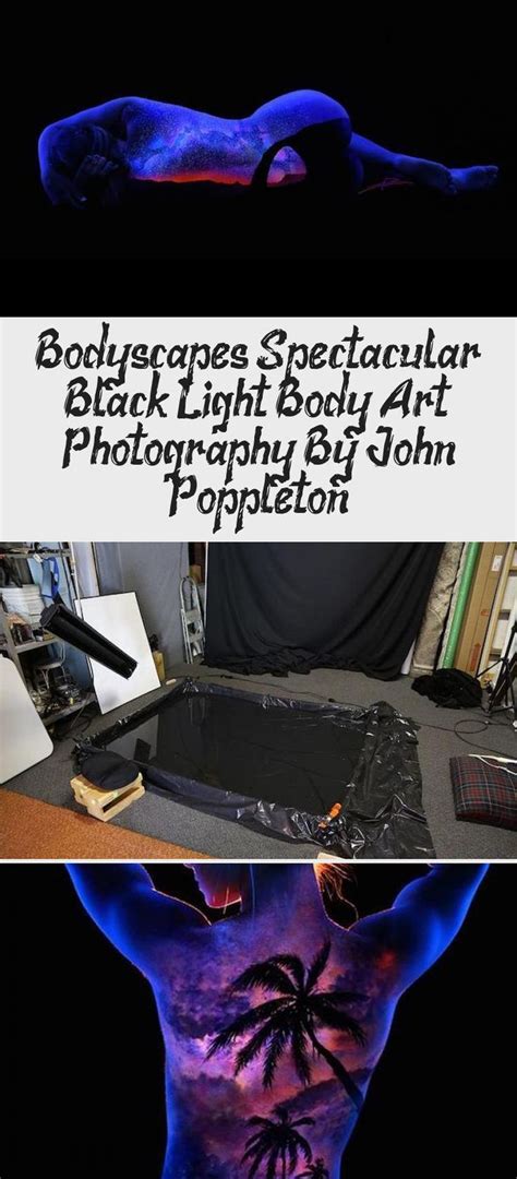 Bodyscapes Spectacular Black Light Body Art Photography By John