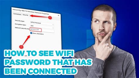 how to see your wifi password that has been connected to your pc youtube