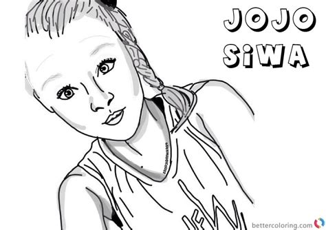 Jojo Siwa Coloring Pages by drawingiconss - Free Printable Coloring Pages