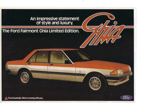 Ford Xe Fairmont Ghia Limited Edition Ad Rare To Find Flickr