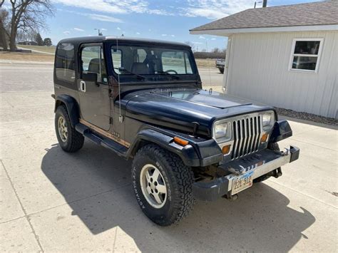 1987 Jeep Wrangler Laredo 126000 Miles Black Automatic For Sale