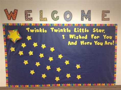 Twinkle Twinkle Little Star Bulletin Board Preschool Bulletin Boards