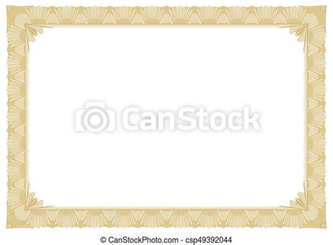 Gold Border Frame Certificat Border Templates Ms Word Docfile Blank Images