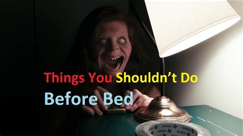 8 things you shouldn t do before bed youtube