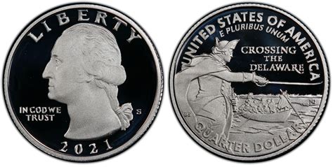 Images Of Washington Quarter 2021 S 25c Crossing The Delaware Silver