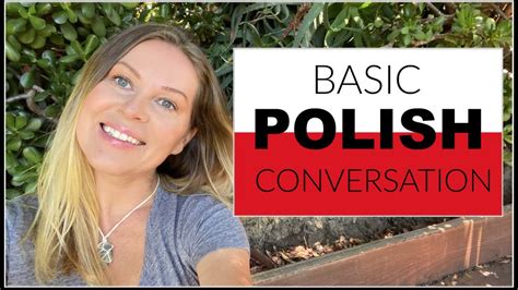 Learn Polish Basic Polish Conversation Itsewelina Youtube