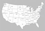 Blank US Map | United States Blank Map | United States Maps
