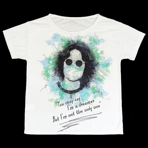 Camiseta John Lennon M Sica Feminina E Masculina Exclusiva Elo