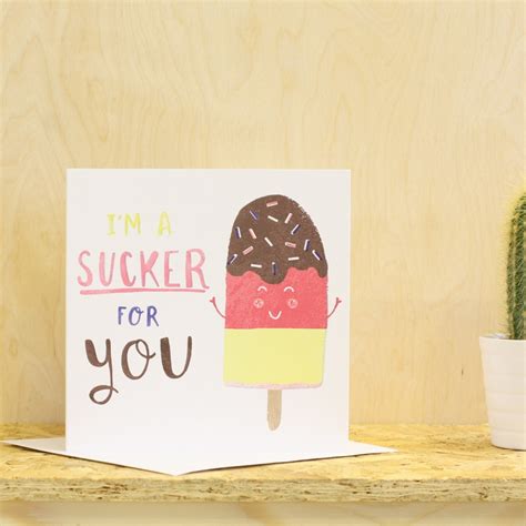 Sucker For You Greeting Card