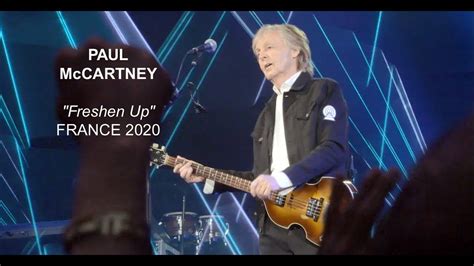 Sir paul mccartney will headline at next year's glastonbury festival. Paul McCartney Freshen Up in France 2020 - YouTube