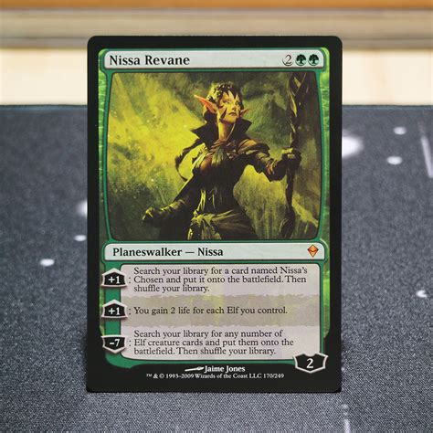 Nissa Revane Zendikar Zen Mtg Proxy Magic The Gathering Proxies Cards