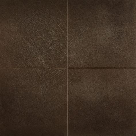 Bond Tile Remnant Brown 24 In X 24 In Textured Porcelain Floor And