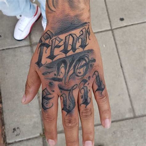 Fear No Evil Tattoo Men Evil Tattoos Script Tattoos God Tattoos