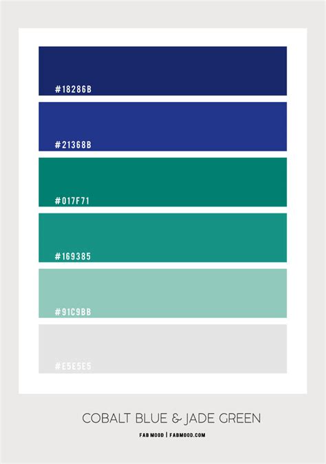 Cobalt Blue And Jade Green Color Scheme For Living Room Fab Mood