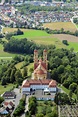 Ellwangen (Jagst) von oben - Kirchengebäude der Wallfahrtskirche ...