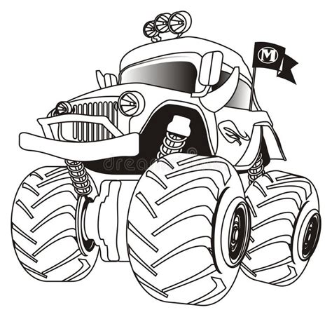Bigfoot Monster Truck Coloring Pages Coloring Pages