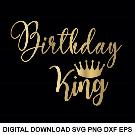 Birthday King Svg