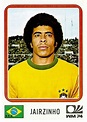 Jairzinho of Brazil. 1974 World Cup Finals card. | Futebol brasileiro ...