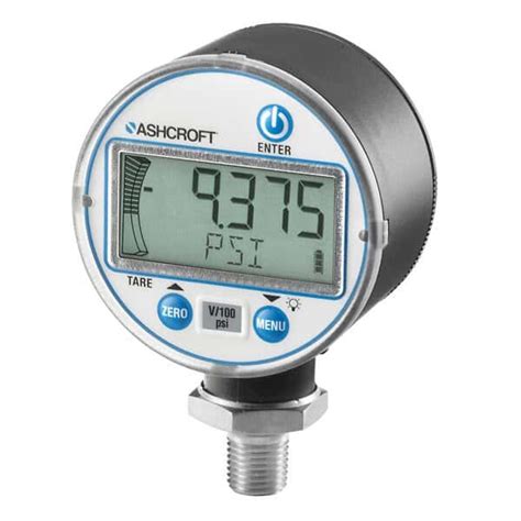 Ashcroft Dg25 Digital Pressure Gauge With Backlight 0 To 60 Psi From