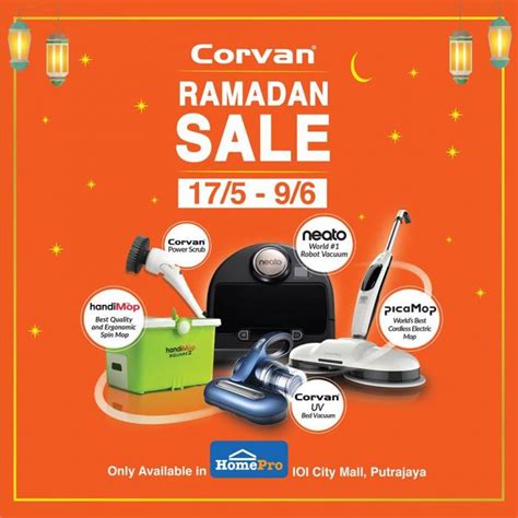 Homepro has a wide range of home products which you can shop most of the products for your house included hardware, plumbing, painting, tools, building materials, lawn & garden accessories, bathroom & kitchen products, lighting, home appliances, furniture, decorative products and many more. HomePro Corvan Ramadan Sale at IOI City Mall (17 May 2019 ...