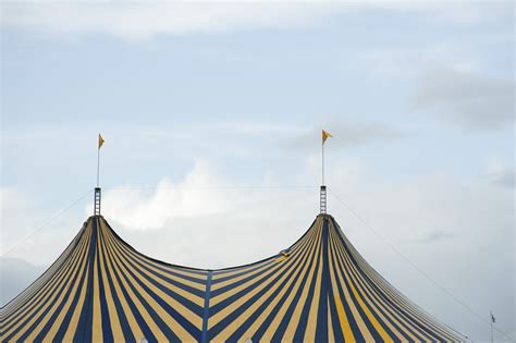 Free Image Of Striped Big Top Circus Tent Freebiephotography