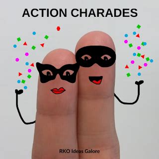 The Twelve Games Of Christmas 11 Action Charades RKO Ideas