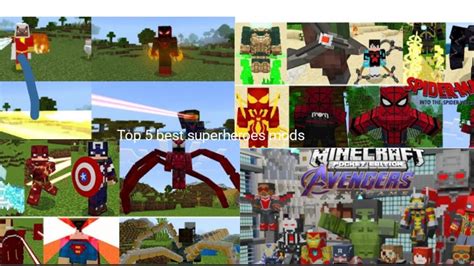 Top 5 Best Superhero Mods For Mcpe Youtube