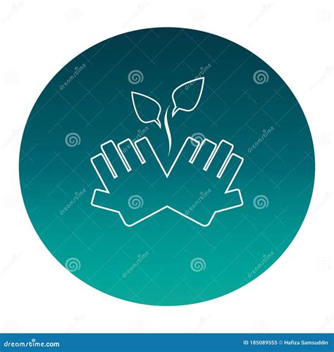 Save Trees Concept Vector Illustration Decorative Design Stock Vector