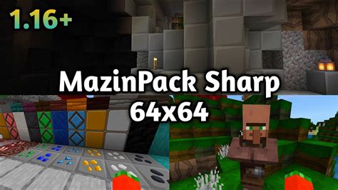 Texture Pack Mazinpack Sharp 64x64 For Mcpe Support Ram 2gb Minecraft