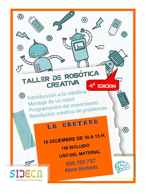 Taller Robótica Creativa 4ª Edición La Orotava Sideca Robótica Y