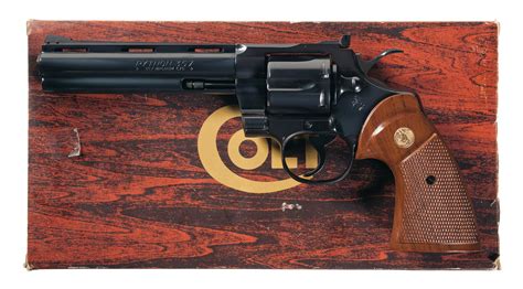 Colt Python Model Double Action Revolver Rock Island Auction