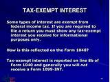 Where Is Taxable Interest Income Reported On The Tax Return Images