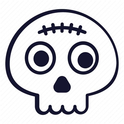 Deadly Death Halloween Scary Skeleton Icon Download On Iconfinder