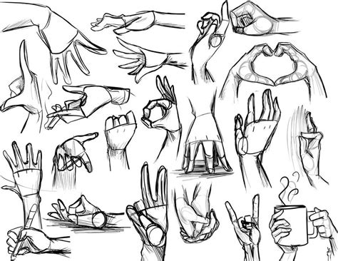 Hands Drawing Reference And Sketches For Artists