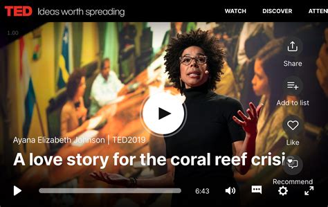 Ayana Elizabeth Johnson Ted2019 A Love Story For The Coral Reef Crisis