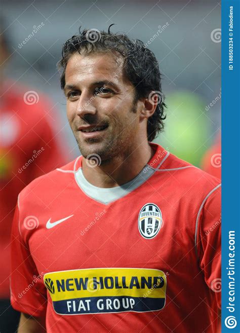 Alessandro Del Piero Antes Del Partido Imagen De Archivo Editorial