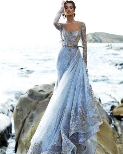 Blue Wedding Dresses 24 Looks For Bride 2023 Guide