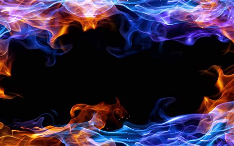 Download Red And Blue Flames Background Wallpapers Com