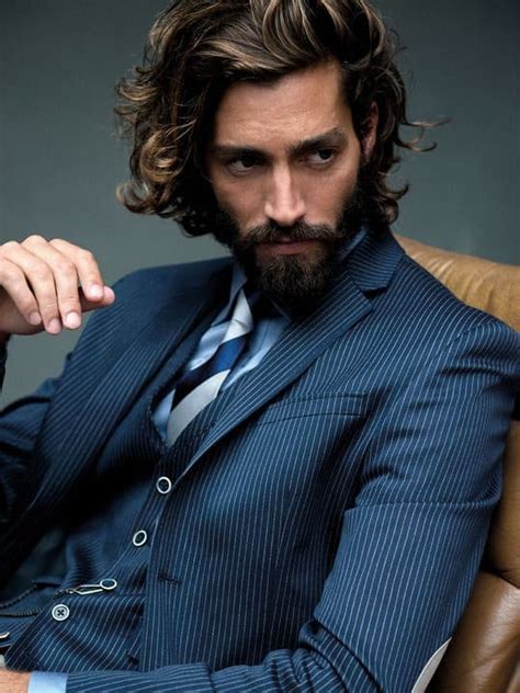 It works with nearly any beard style. 10 Long Hair and Beard Styles to Look Handsome - Cool Men ...
