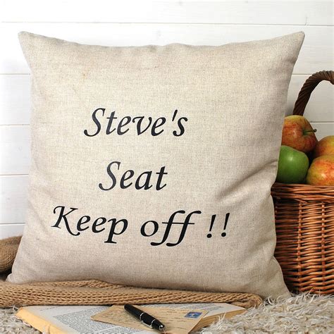 Personalised Cushion By Bags Not War