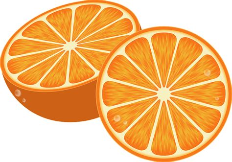 Orange Halves Clipart Free Download Transparent Png Creazilla