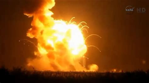 Iss Bound Rocket Explodes On Takeoff From Nasa Facility In Virginia