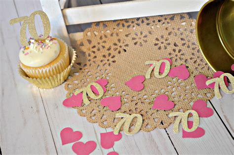 70th Birthday Confetti 70 70 Confetti Seventy 70th Etsy