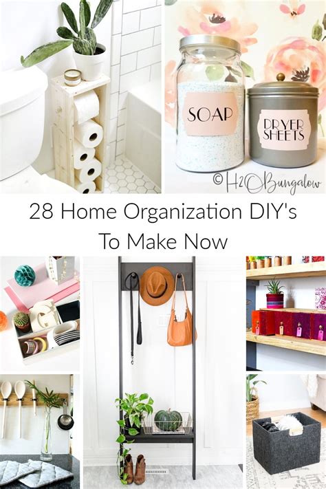 28 Super Creative Diy Home Organization Ideas H2obungalow