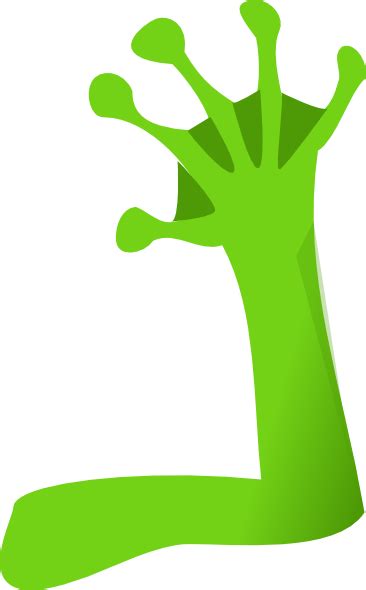 Frog Green Right Arm Clip Art At Vector Clip Art Online