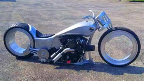 Custom Built Hubbless Motorcycle Ballistic Cycles