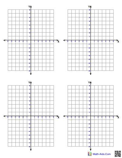 Graph Clipart 4 Quadrant Numbered Graph 4 Quadrant