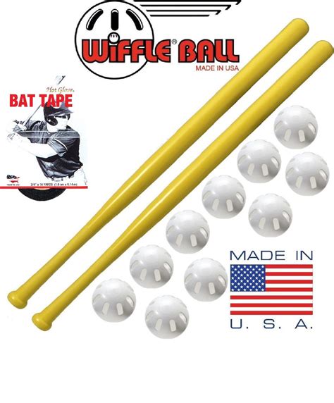 Wiffle® Ball Combo Set With 10 Wiffle® Balls 2 Wiffle® Bats Plus Bat Tape Excursions Journey